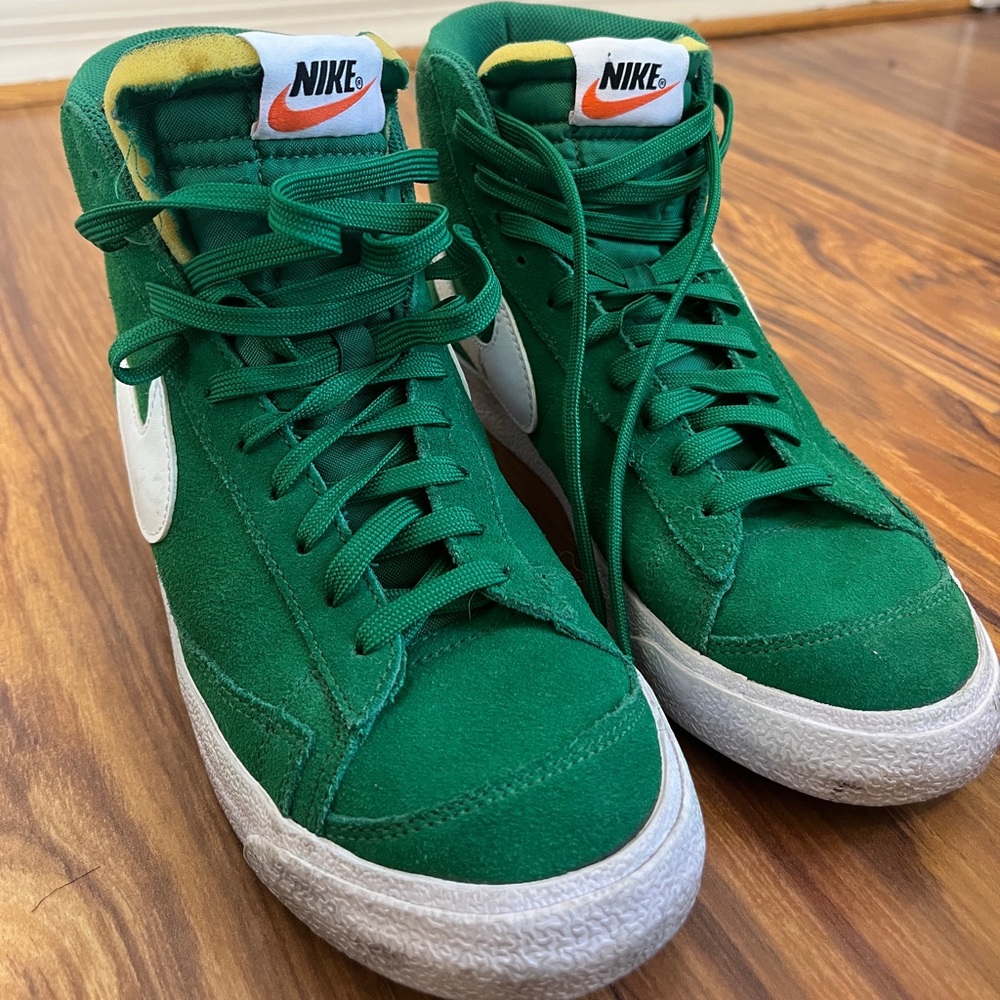 Suede high top Nike blazers